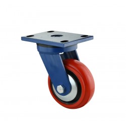 Swivel support wheel 125 mm