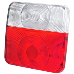 Red-orange lamp shade