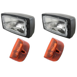 WAN headlight set with a...