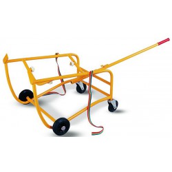 Barrel cart with strapping...