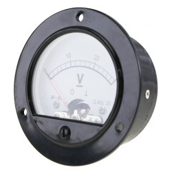 Round voltmeter MER 72, 30V