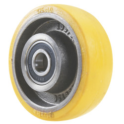 Support wheel with bearing,...