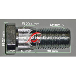 Wheel Stud Rear B25.19.00.16