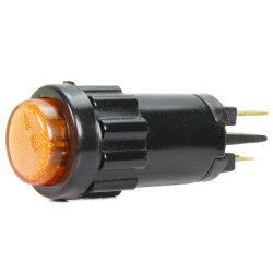 Yellow indicator light...