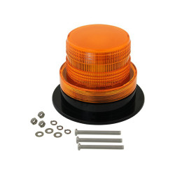 Orange LED strobe warning lamp