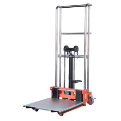 Pallet truck with platform...