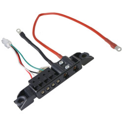Battery contact fixing