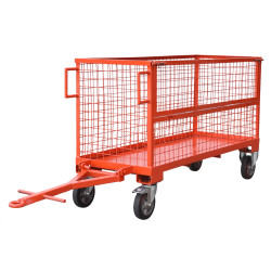 Mesh transport trolley with...