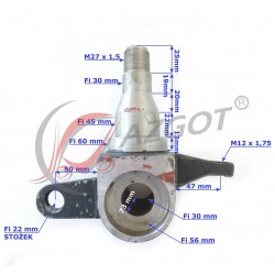 Forklift steering knuckle H...