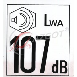 Sticker 107 DB Noise