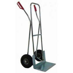 Galvanized wheelbarrow trolley